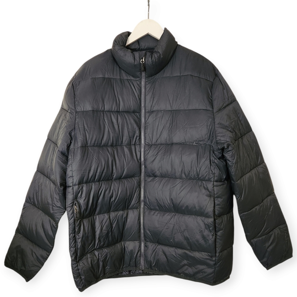 Swiss Tech Large (42-44) Lightweight Packable Quilted Puffer Jacket Solid Black - Picture 3 of 12